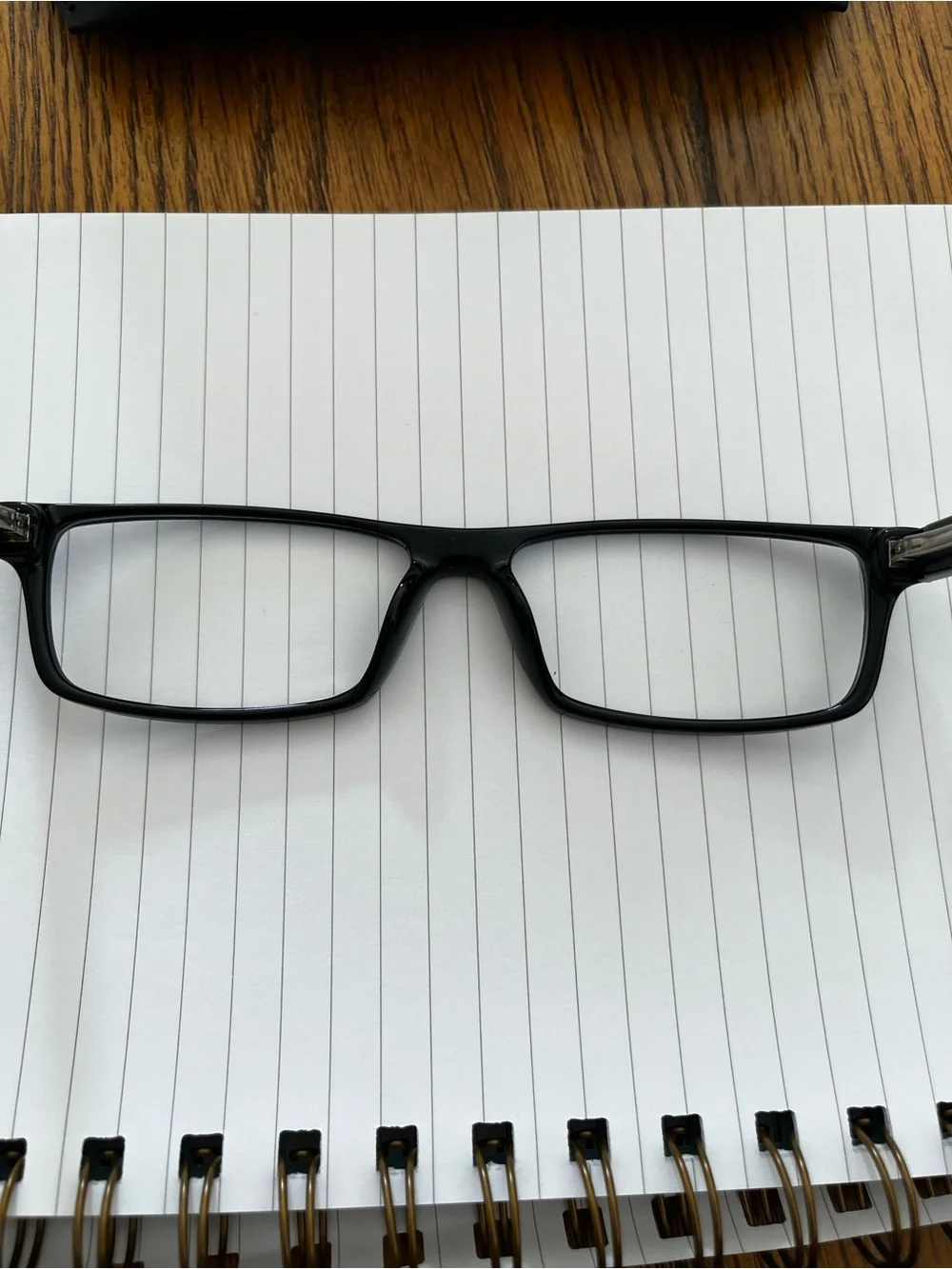 Black Eyeglasses with Case - Stylish Everyday Frames